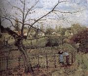 Camille Pissarro fence Sweden oil painting artist